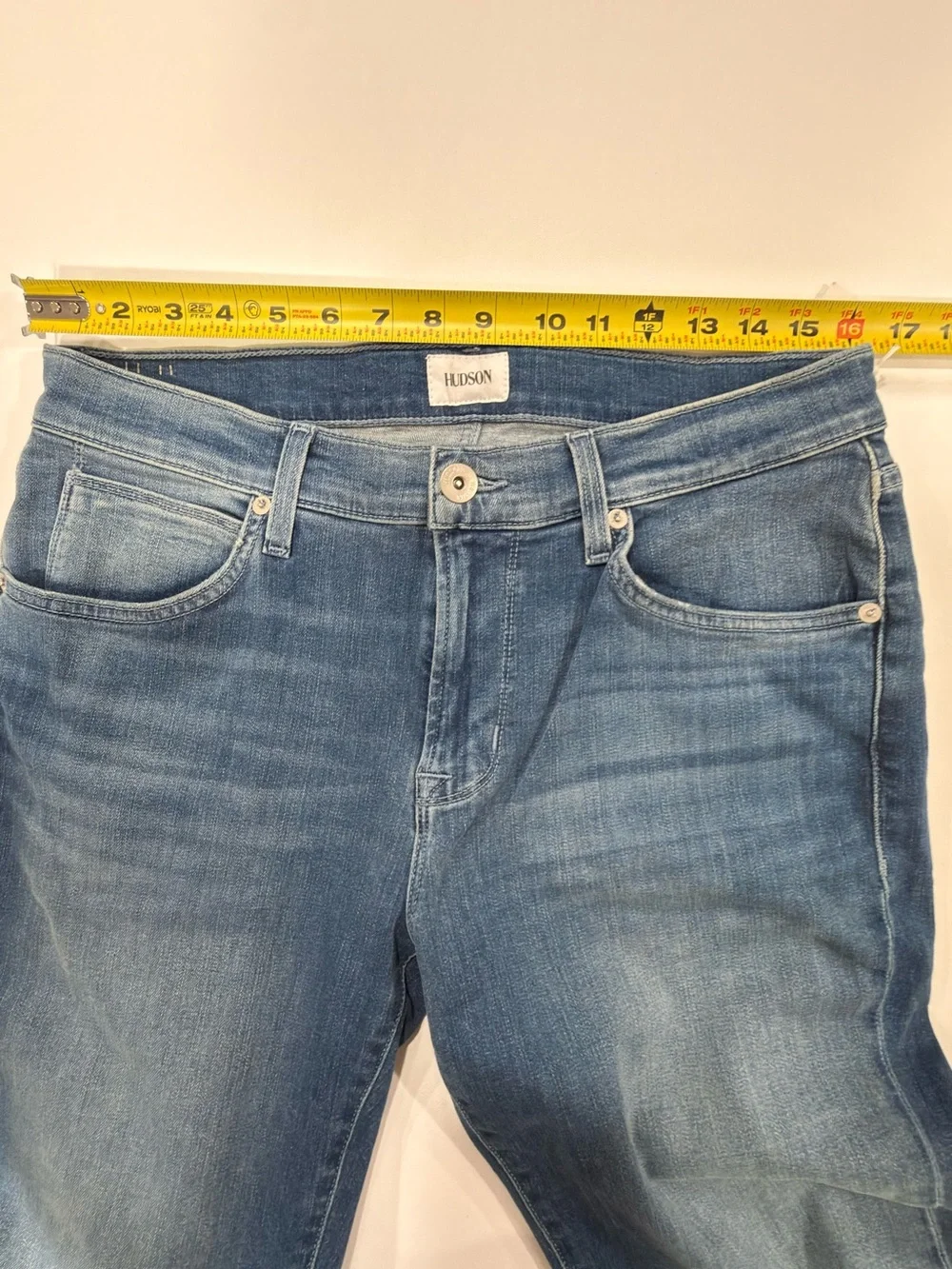 Hudson Byron Straight Men’s Jeans Size 32 Light Wash NWT